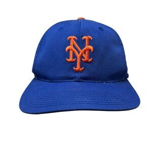 New York Mets Vintage Snapback Hat The G Cap 90's Retro Dad MLB Baseball Blue